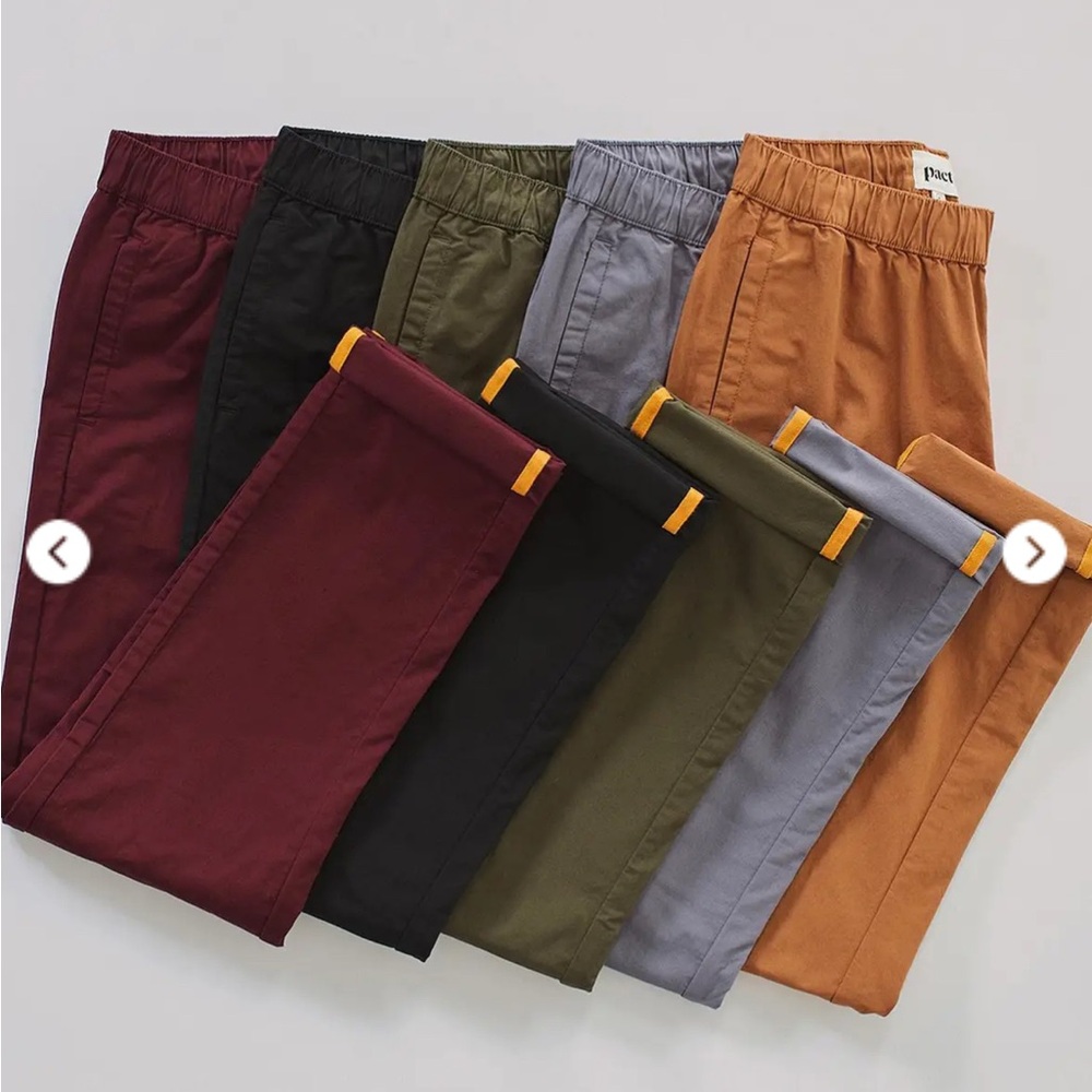 Pact Organic Cotton Twill Pants with Pockets Size Small